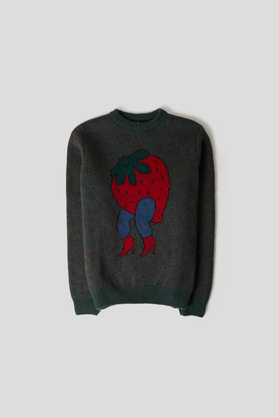 BY PARRA - PULL-OVER STUPID STRAWBERRY VERT - LE LABO STORE