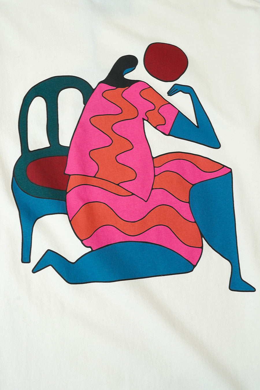 BY PARRA - T-SHIRT FACE BALL ÉCRU - LE LABO STORE