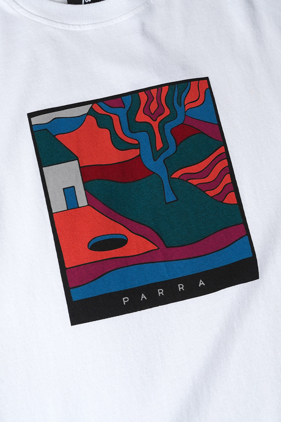 BY PARRA - T-SHIRT HOLE IN THE YARD BLANC - LE LABO STORE