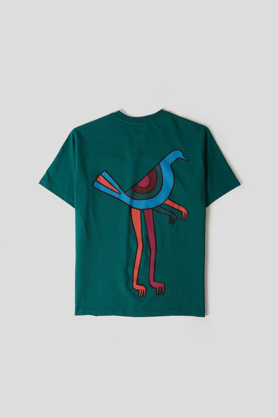 BY PARRA - T-SHIRT PIGEON LEGS CASTLETON VERT - LE LABO STORE