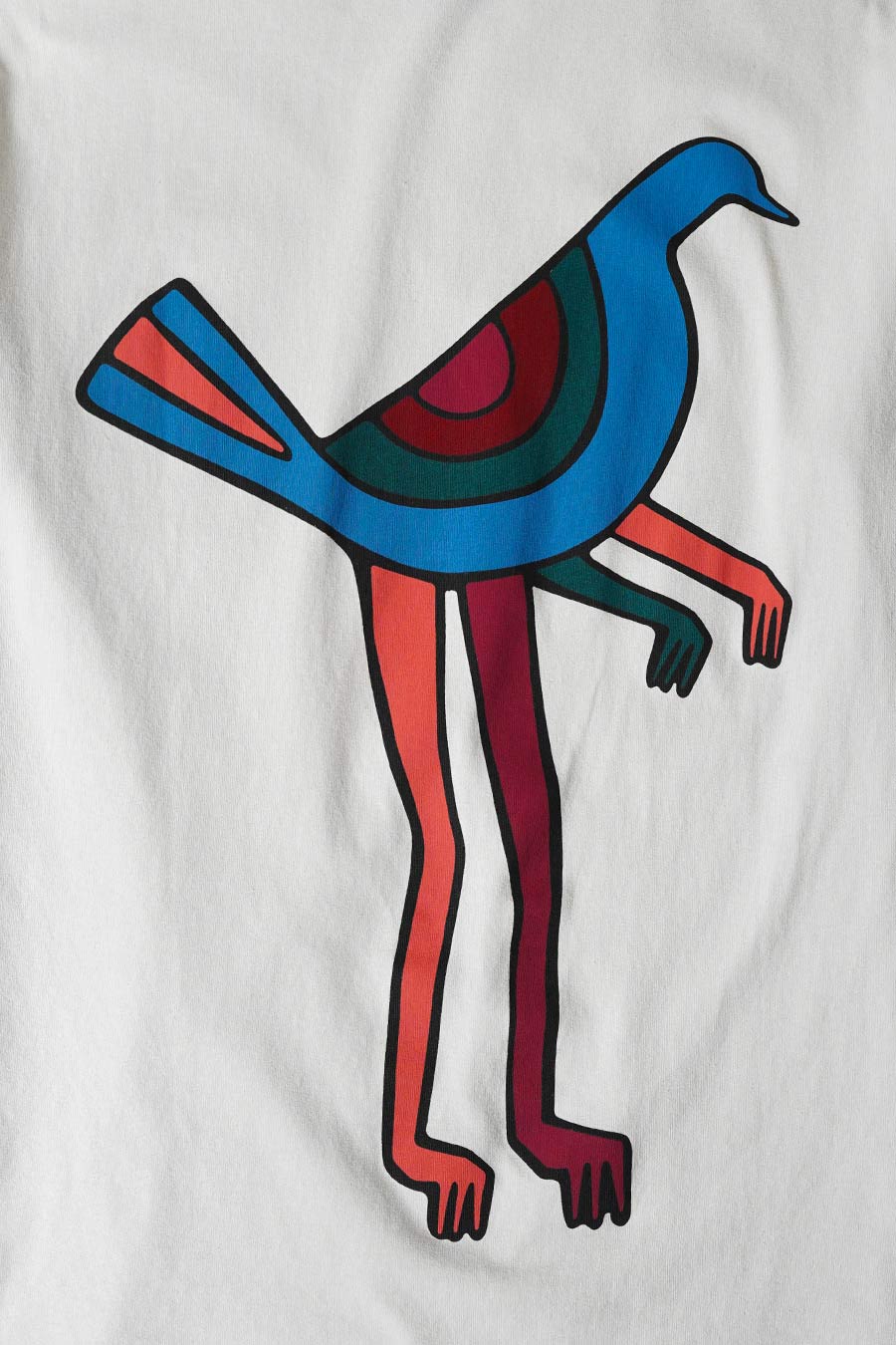 BY PARRA - T-SHIRT PIGEON LEGS GRIS CLAIR - LE LABO STORE