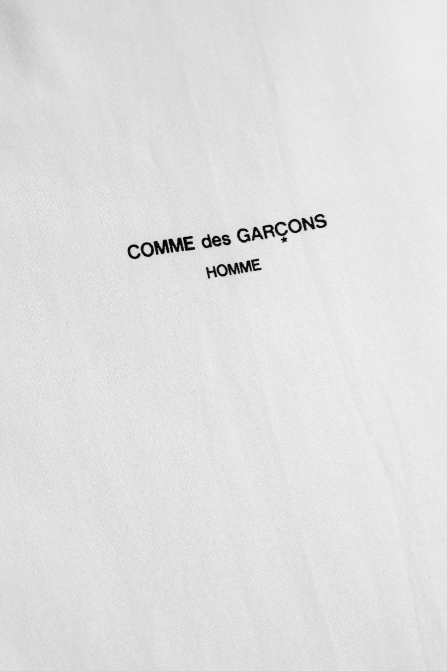 COMME DES GARÇONS HOMME - T-SHIRT CDG HOMME BLANC - LE LABO STORE