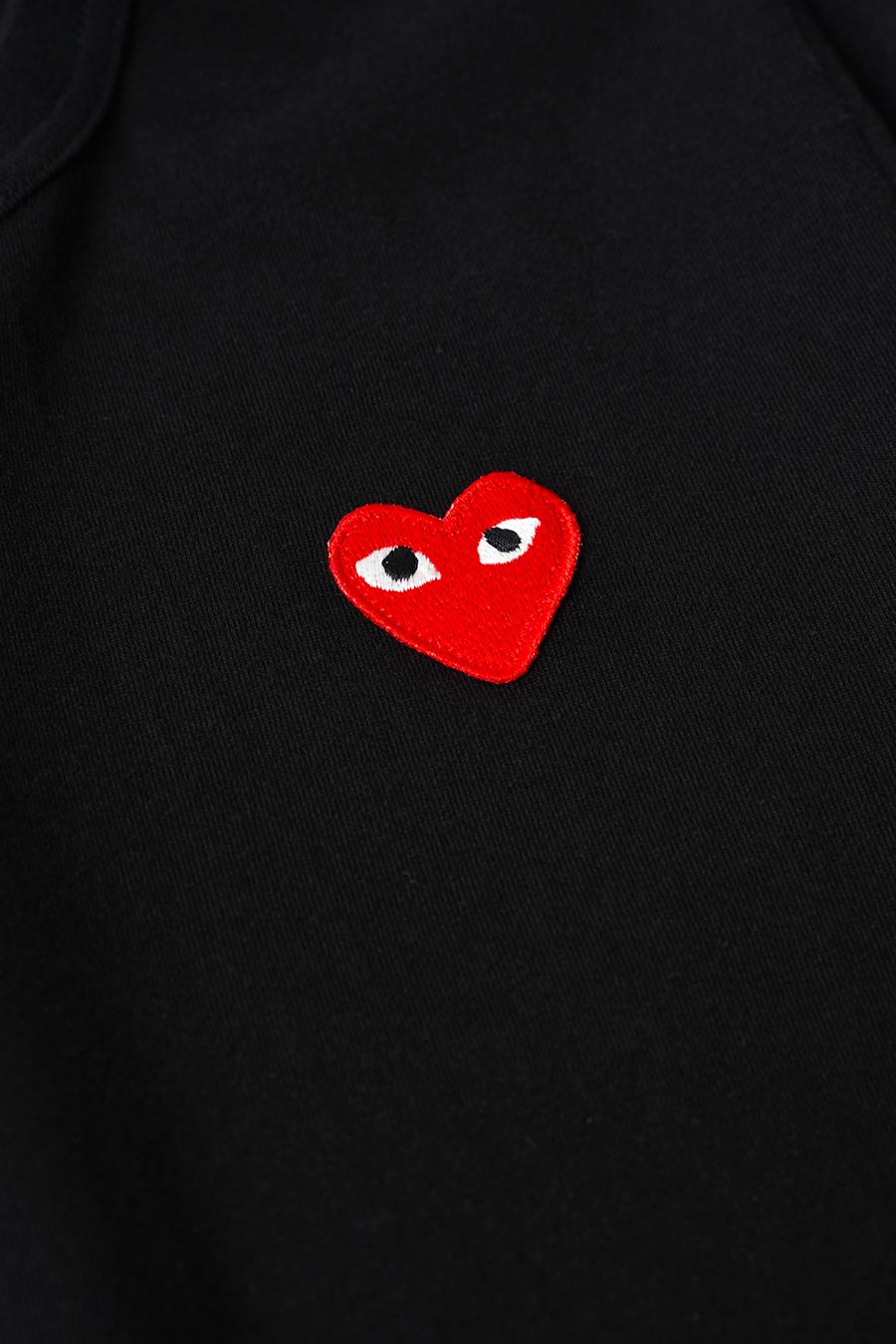 Comme des garçons PLAY - RED HEART BLACK T-SHIRT - LE LABO STORE