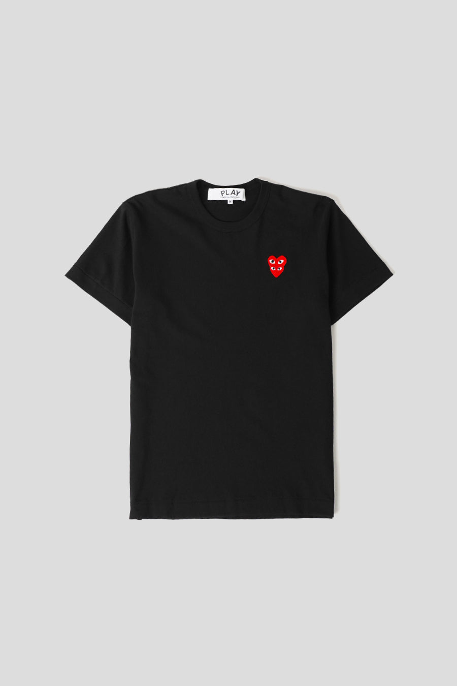 Comme des garçons PLAY - T-SHIRT PLAY DOUBLE COEUR ROUGE NOIR - LE LABO STORE