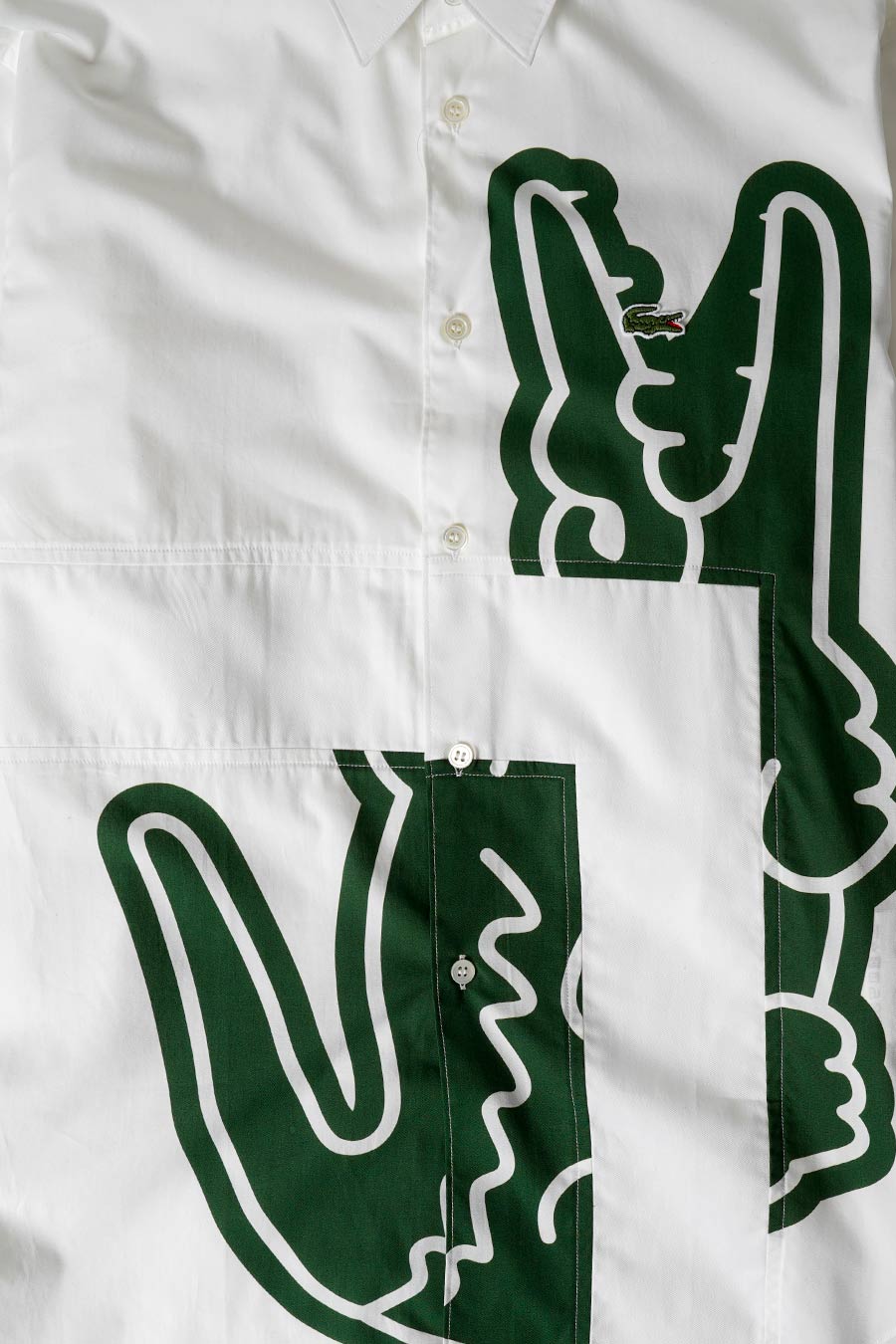 Lacoste blanche best sale et or