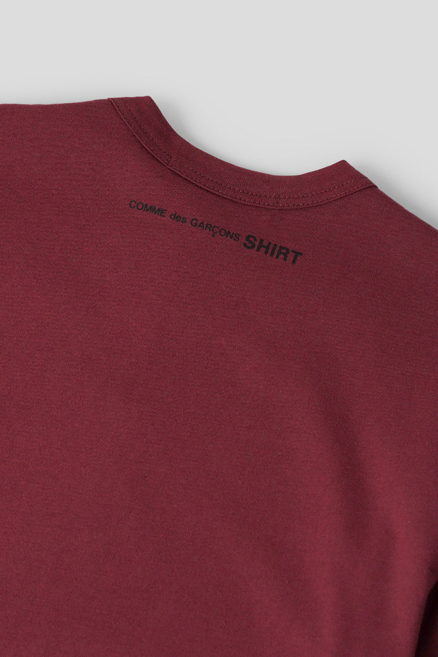 Comme des garçons SHIRT - T-SHIRT BORDEAUX - LE LABO STORE