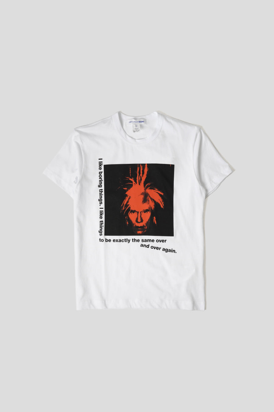 Comme des garçons SHIRT - T-SHIRT ANDY WARHOL BLANC - LE LABO STORE