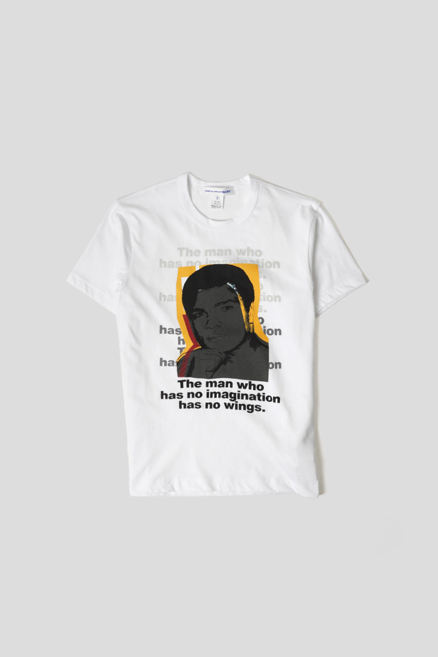 Comme des garçons SHIRT - WHITE MOHAMMED ALI  T-SHIRT - LE LABO STORE