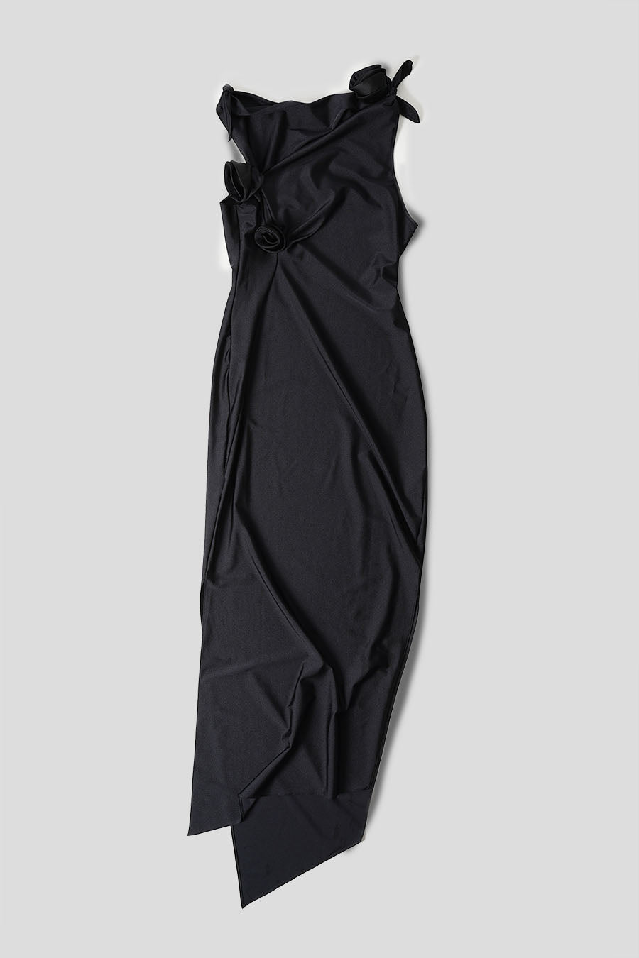 Coperni - ROBE À FLEURS ASYMÉTRIQUES NOIRE - LE LABO STORE