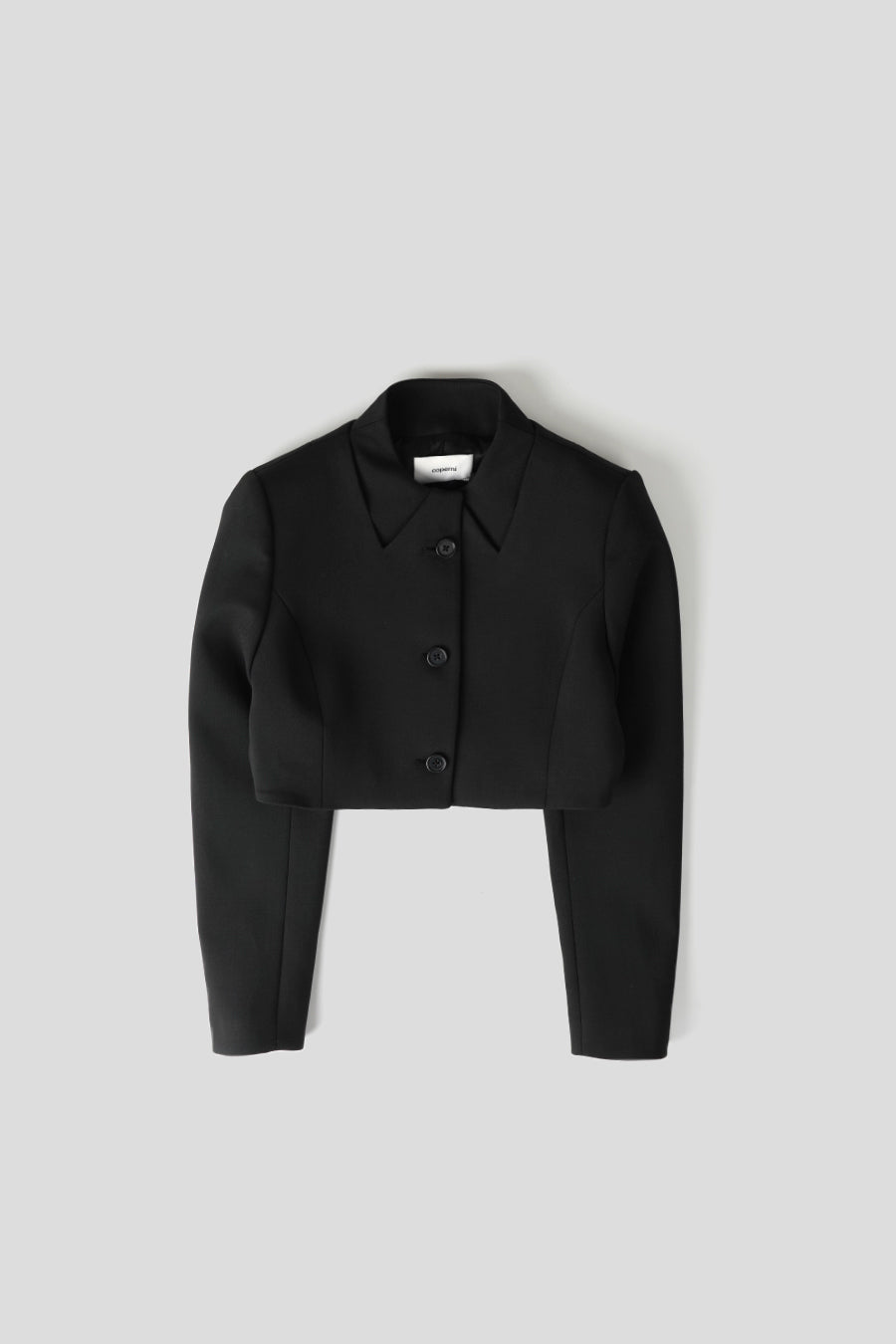 Coperni - VESTE CROPPED TROMPE L'OEIL NOIRE - LE LABO STORE