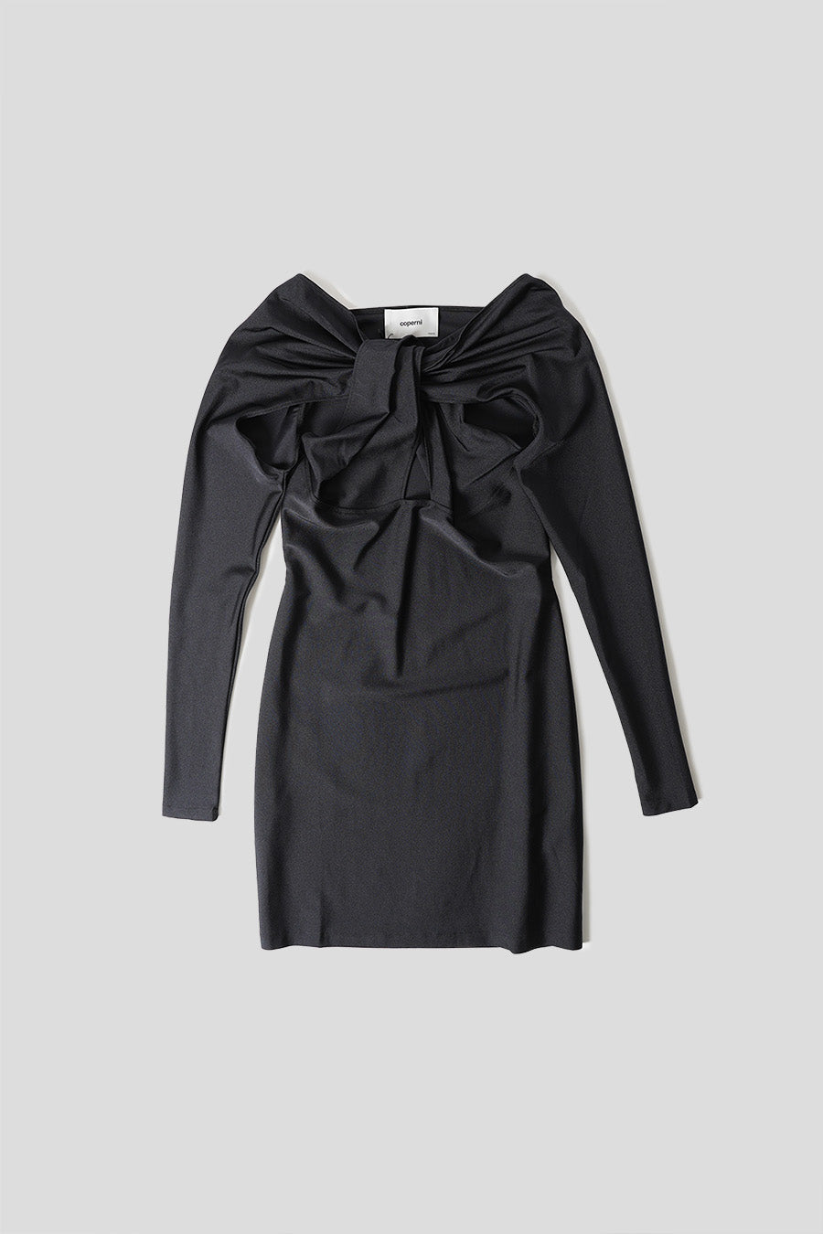 Coperni - JERSEY DRESS WITH BLACK TWISTED CUT-OUTS - LE LABO STORE