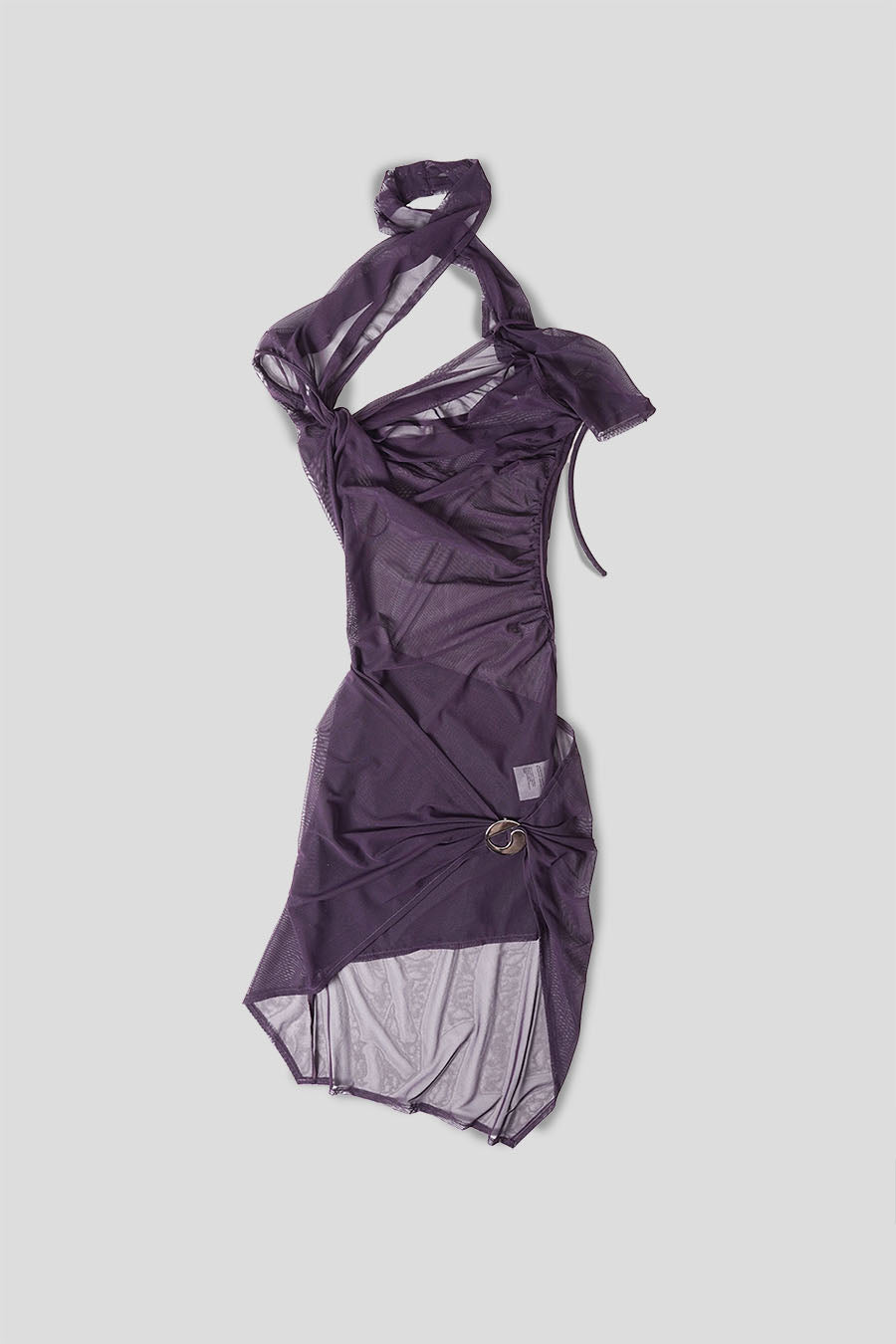 coperni purple dress V-Neck Long Dress