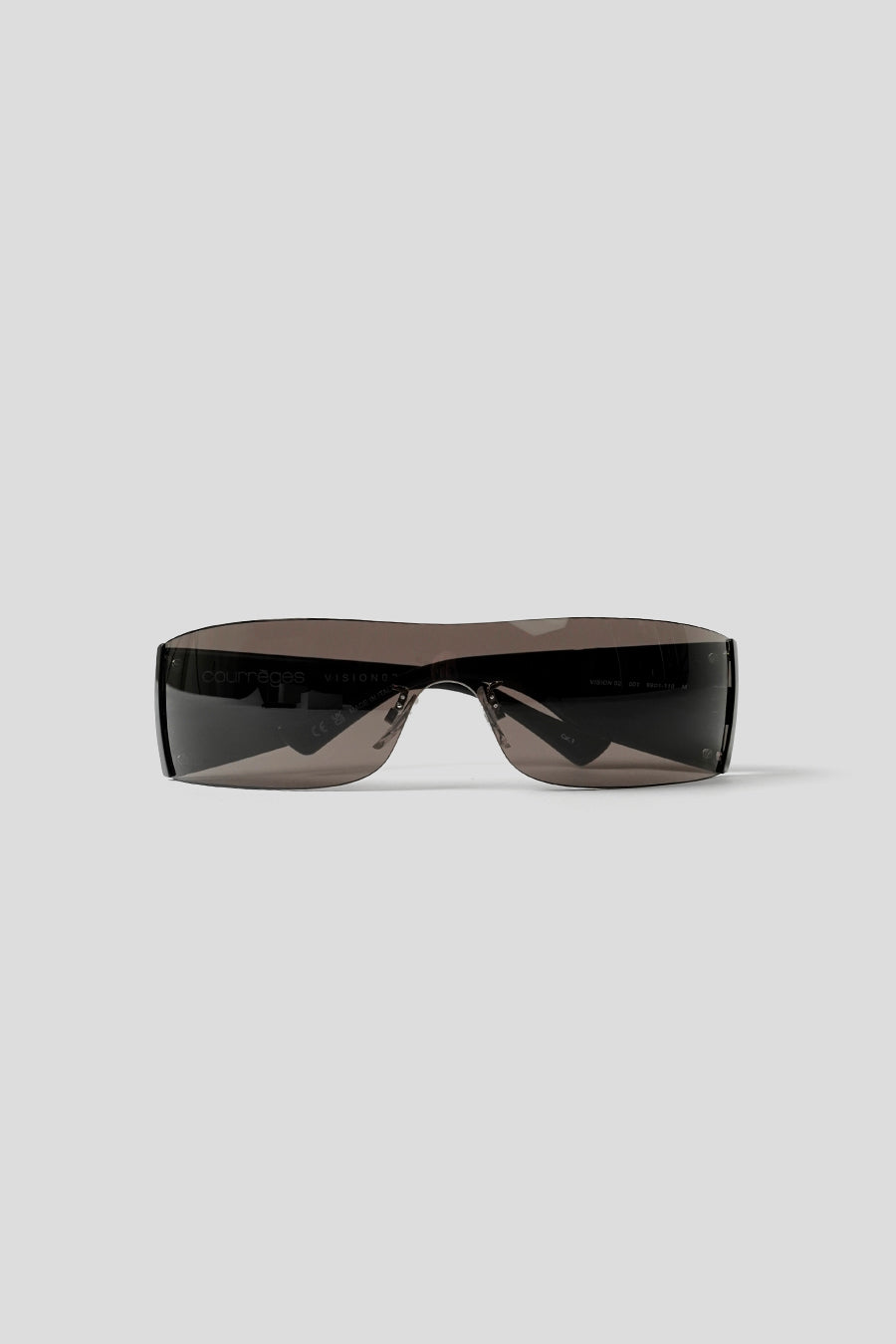 COURRÈGES - LUNETTES DE SOLEIL VISION 02 NOIRES - LE LABO STORE