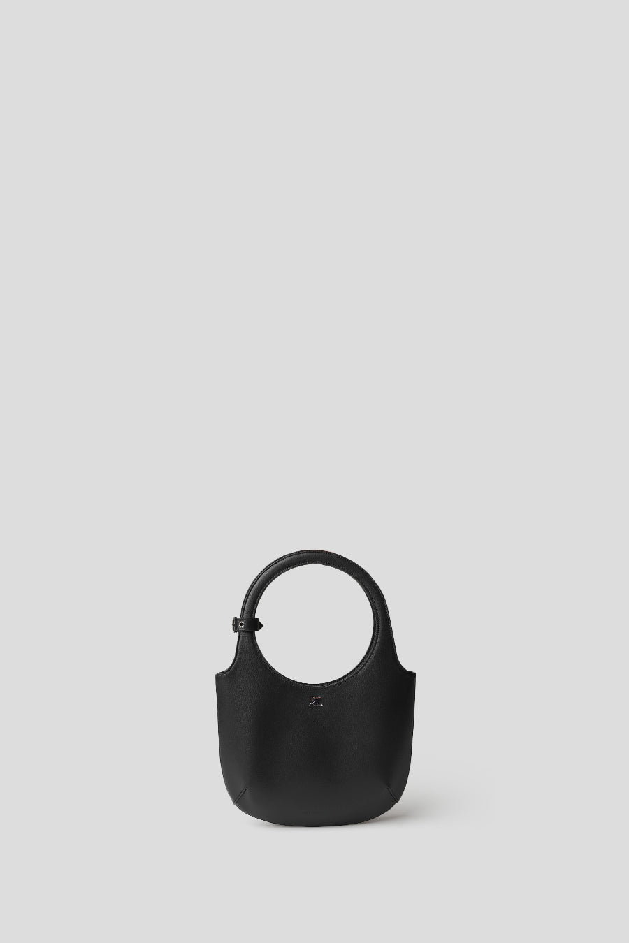 COURRÈGES - SAC HOLY EN CUIR LISSE NOIR - LE LABO STORE