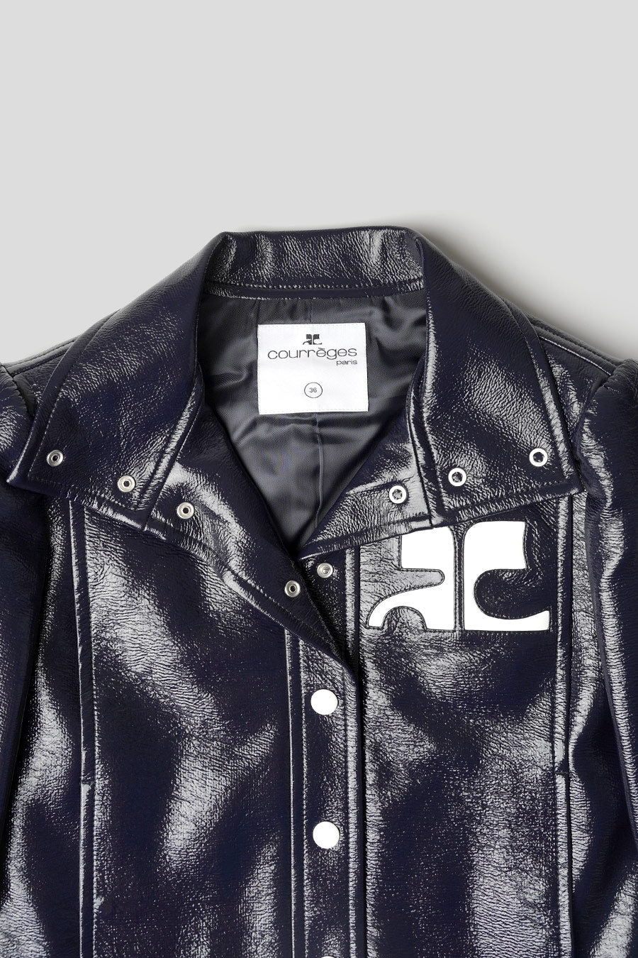 COURRÈGES - VESTE VINYLE RÉEDITION NAVY - LE LABO STORE