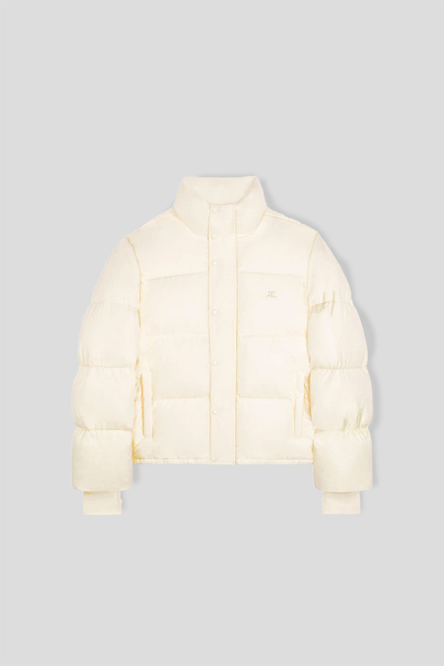 COURRÈGES - OFF-WHITE NYLON PUFFER - LE LABO STORE