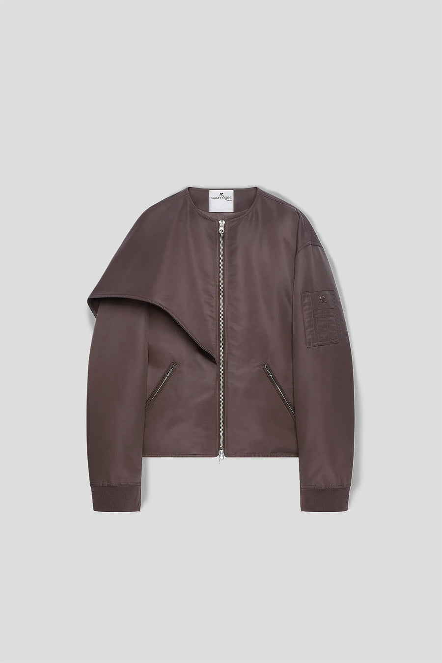 COURRÈGES - CHOCOLATE KNOT NYLON BOMBER JACKET - LE LABO STORE