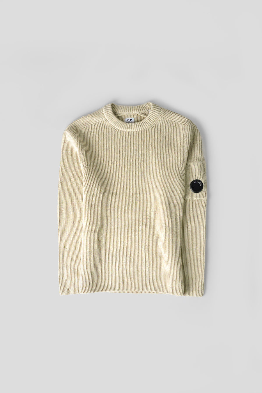 CP COMPANY - CREWNECK FULL RIB BEIGE - LE LABO STORE
