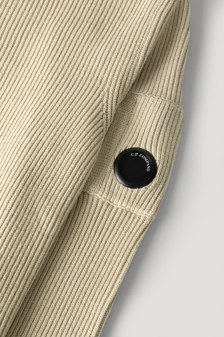 CP COMPANY - CREWNECK FULL RIB BEIGE - LE LABO STORE