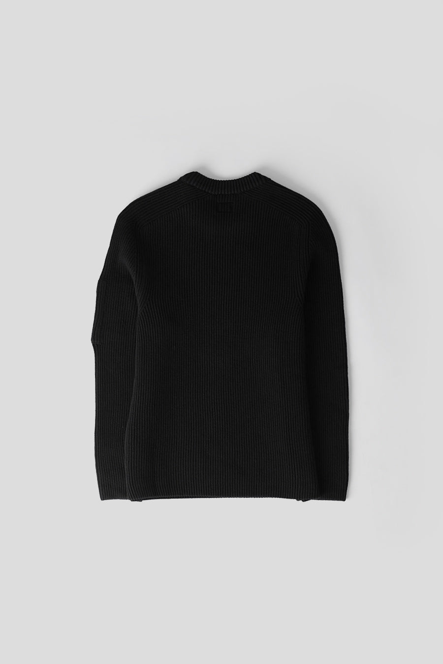 CP COMPANY - CREWNECK FULL RIB BLACK - LE LABO STORE