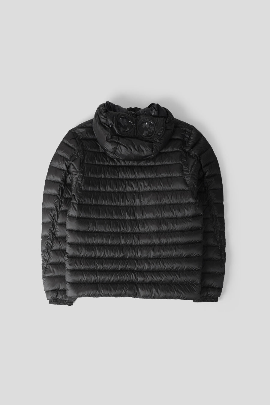 CP COMPANY - D.D. SHELL GOGGLE CHEST POCKET BLACK DOWN JACKET - LE LABO STORE