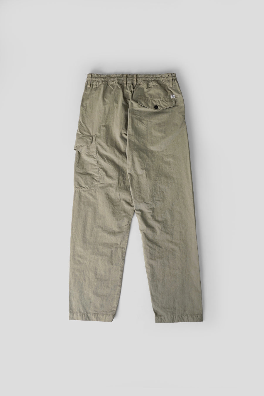 CP COMPANY - CARGO T-FLATT SEAMLESS GREY TROUSERS - LE LABO STORE
