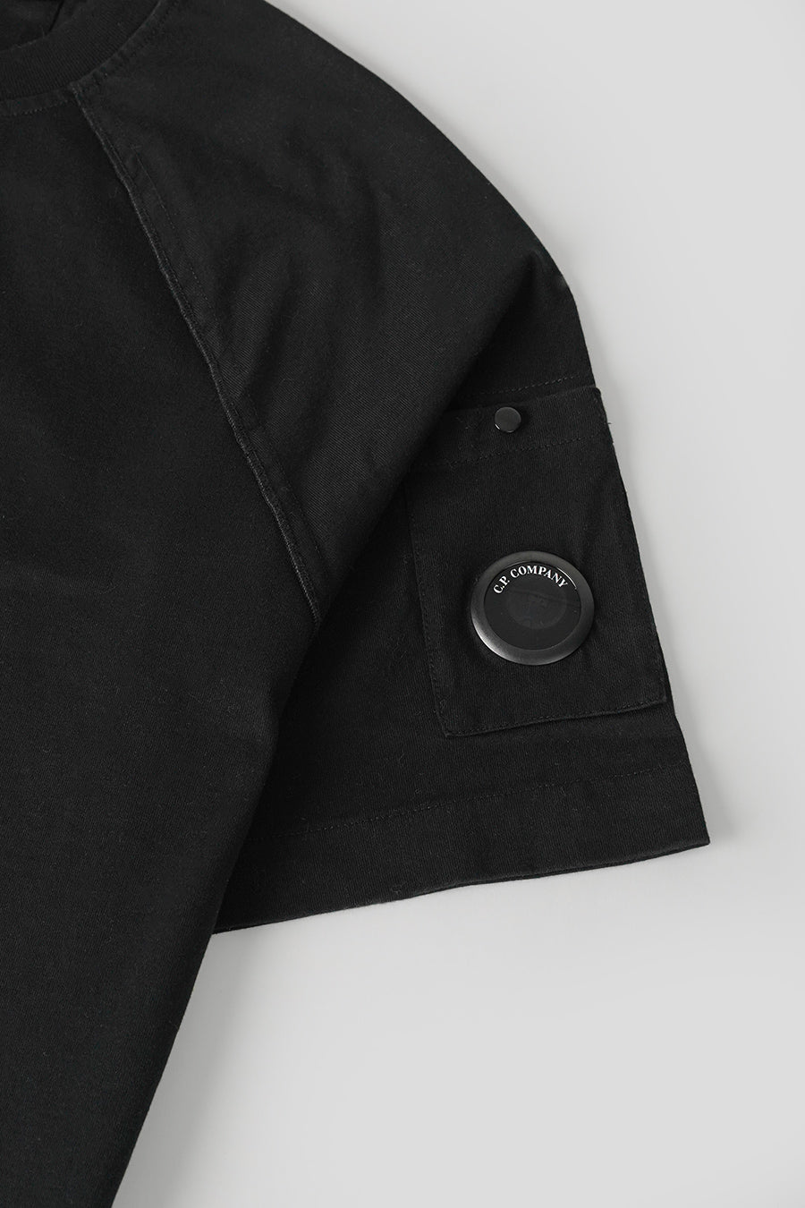 CP COMPANY - T-SHIRT 30/2 MERCERIZED BLACK - LE LABO STORE