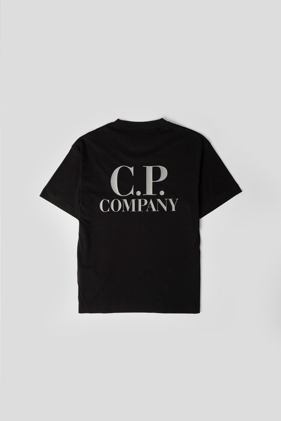 CP COMPANY - BLACK PRINTED SHORT-SLEEVED T-SHIRT - LE LABO STORE