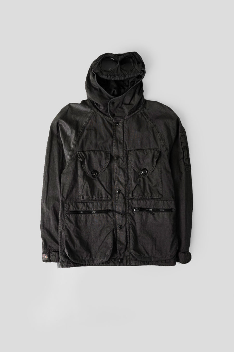 CP COMPANY - VESTE PANAMA-R MIXED GOGGLE GUNMETAL GRIS - LE LABO STORE