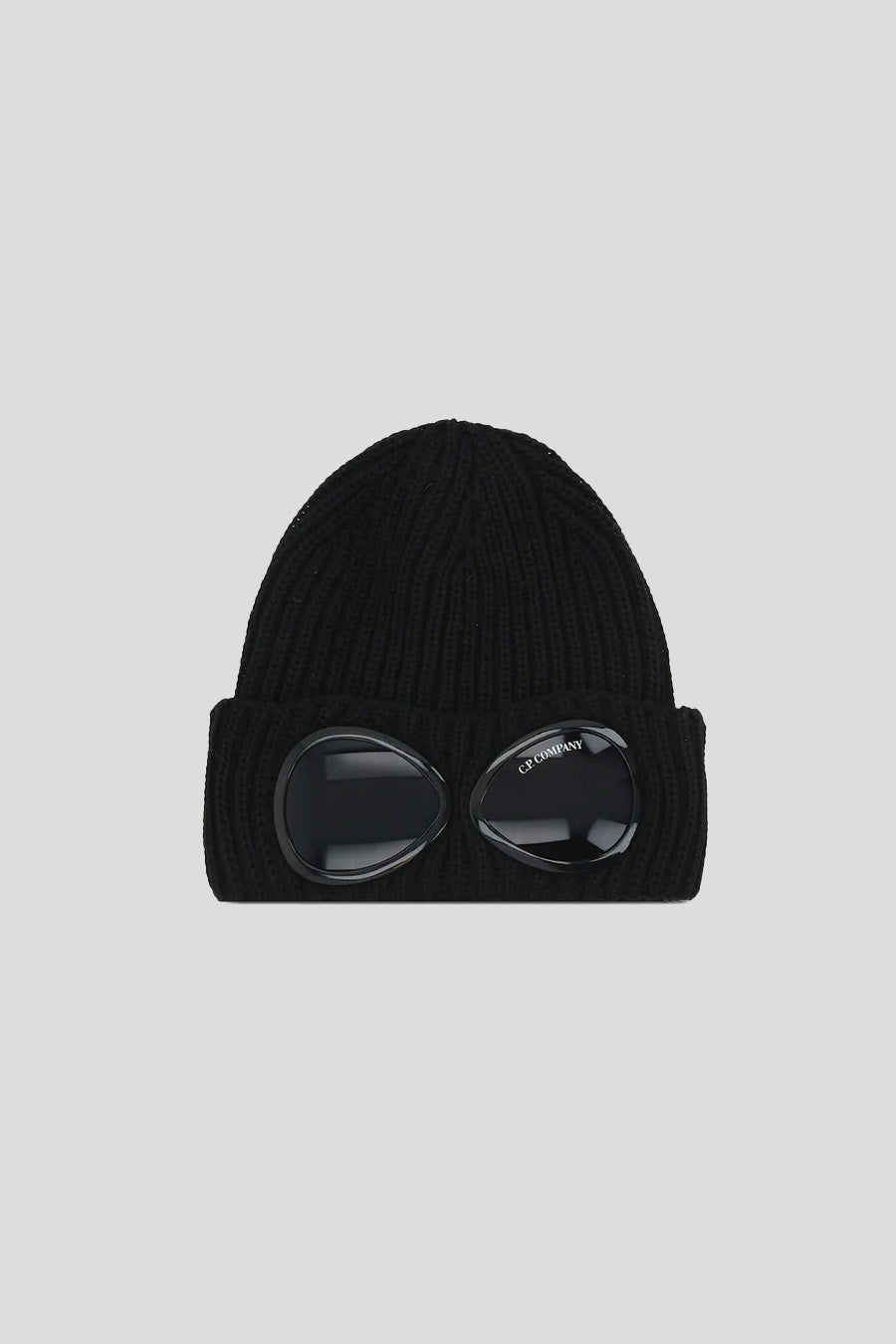 CP COMPANY - BONNET KNIT GOGGLE NOIRE - LE LABO STORE