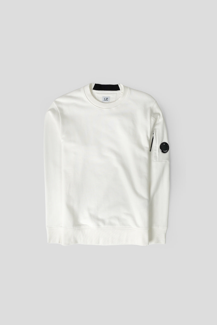 CP COMPANY - CREWNECK GAUZE WHITE - LE LABO STORE