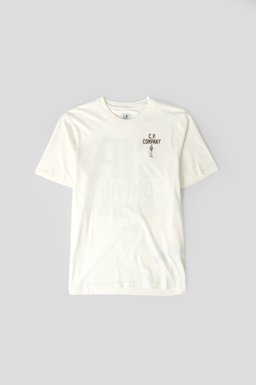 CP COMPANY - T-SHIRT BRITISH SAILOR GAUZE WHITE - LE LABO STORE
