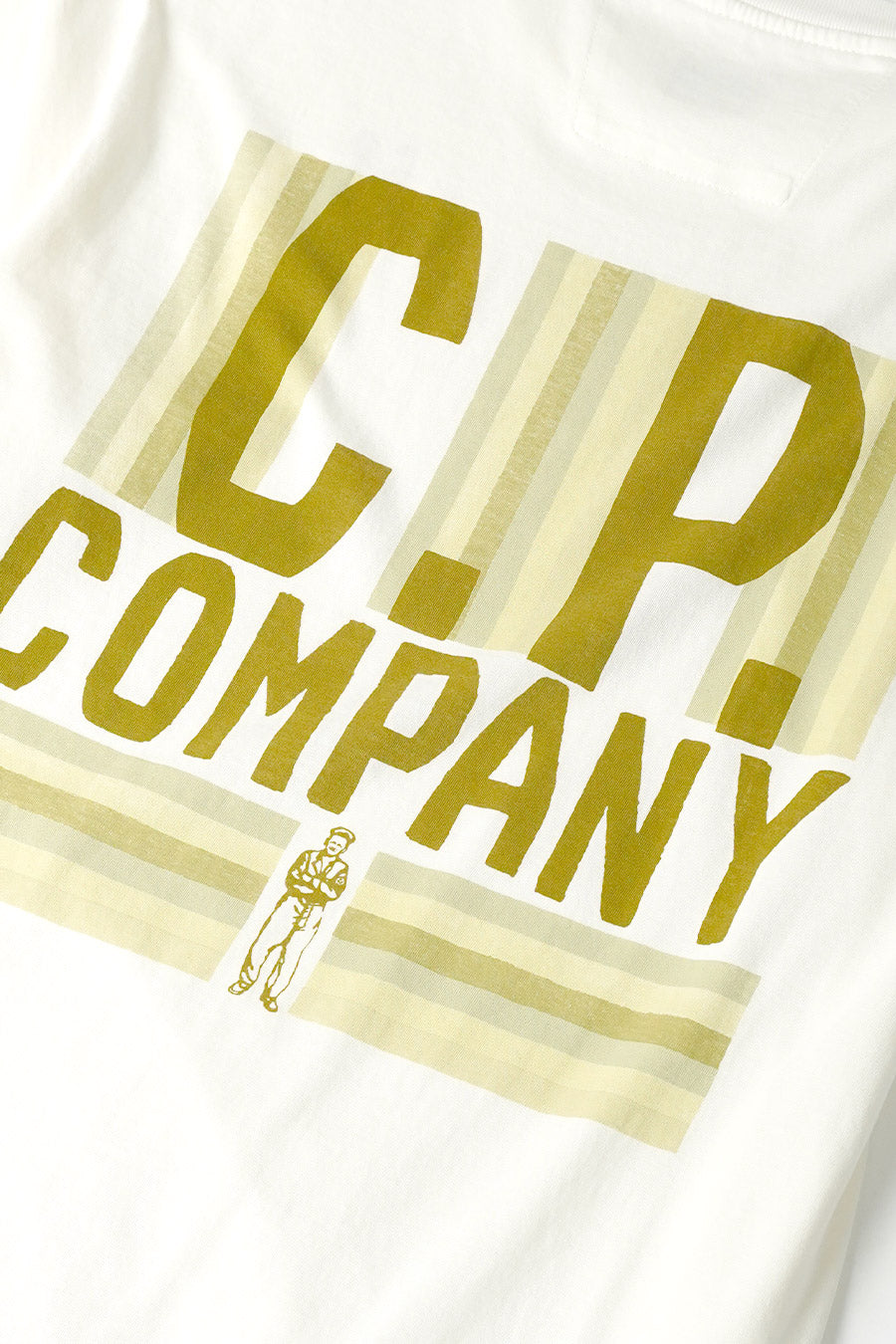 CP COMPANY - GAUZE WHITE BRITISH SAILOR T-SHIRT - LE LABO STORE