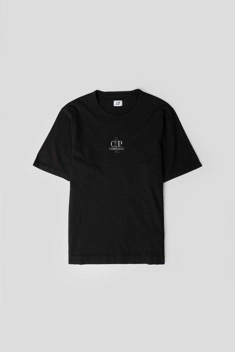 CP COMPANY - T-SHIRT MANCHE COURTE BRODÉ NOIR - LE LABO STORE