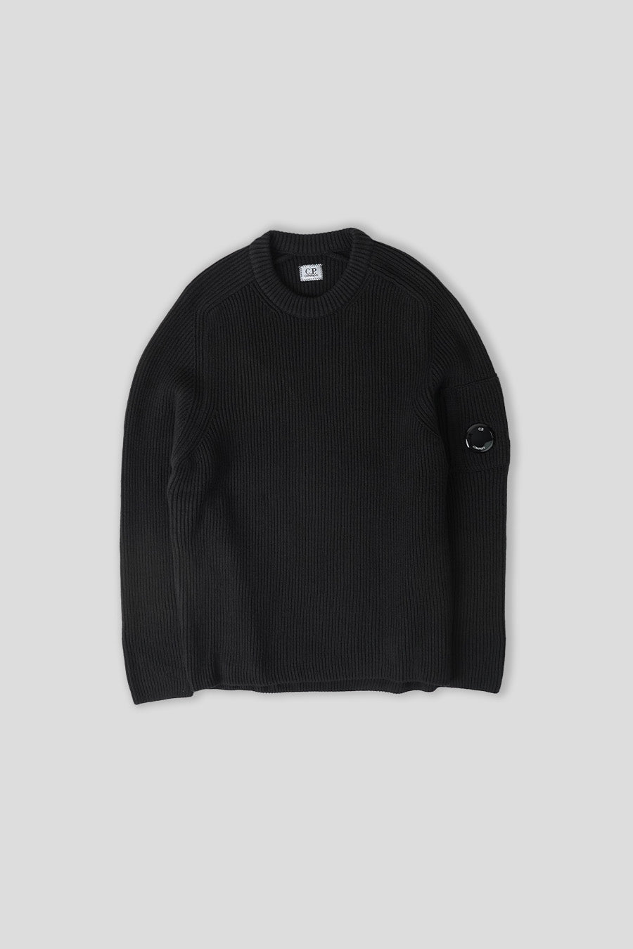 CP COMPANY - CREWNECK FULL RIB NOIR - LE LABO STORE
