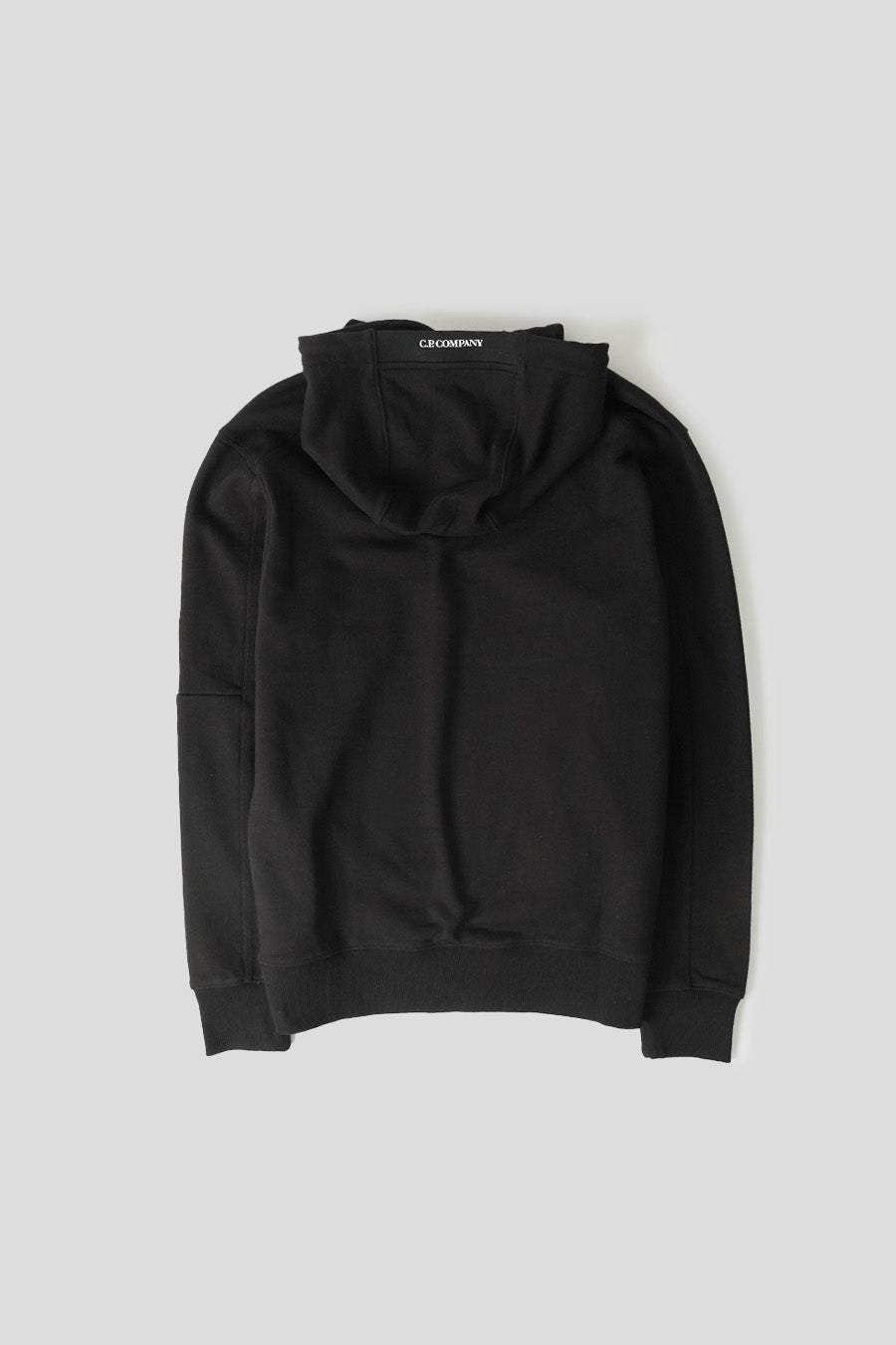 CP COMPANY - HOODIE DIAGONAL RAISED FLEECE NOIR - LE LABO STORE