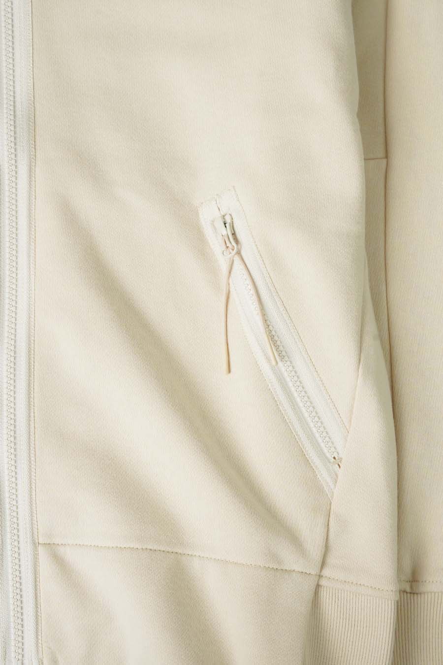 CP COMPANY - HOODIE ZIP DIAGONAL RAISED GOGGLE FLEECE PISTACHIO SHELL - LE LABO STORE