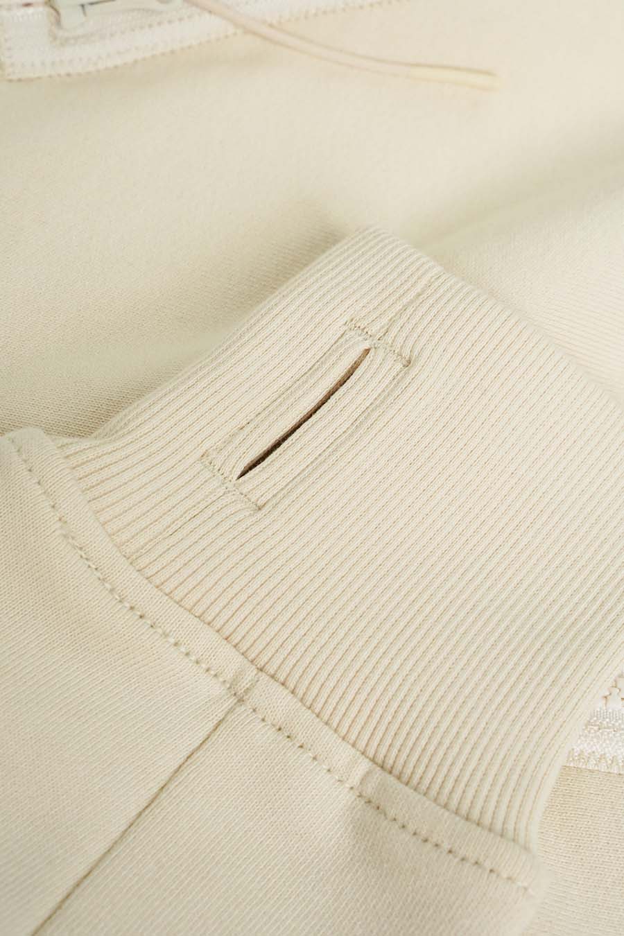 CP COMPANY - HOODIE ZIP DIAGONAL RAISED GOGGLE FLEECE PISTACHIO SHELL - LE LABO STORE