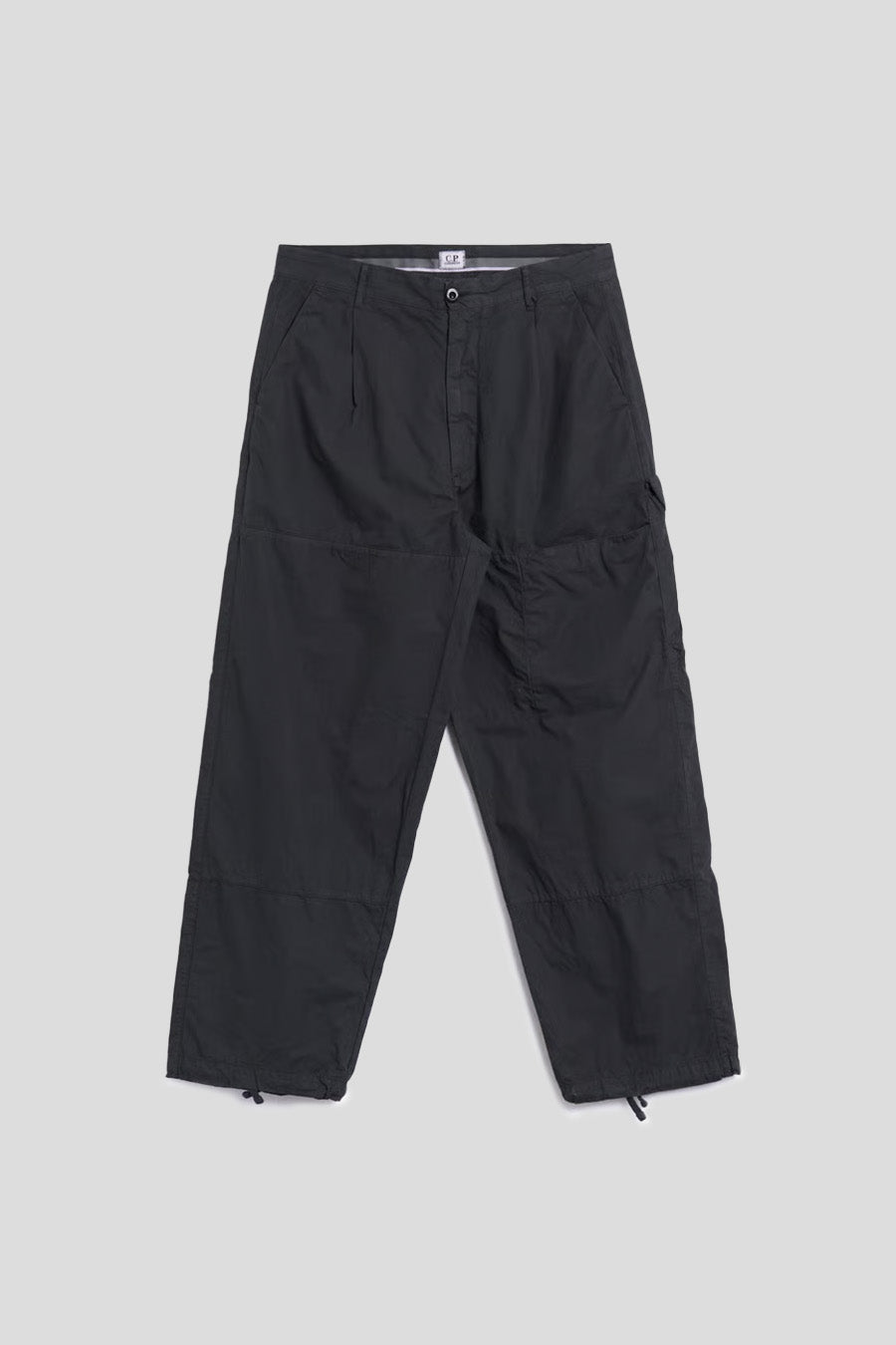 CP COMPANY - BLACK MICROREPS PEACHED PFD CARGO PANTS - LE LABO STORE
