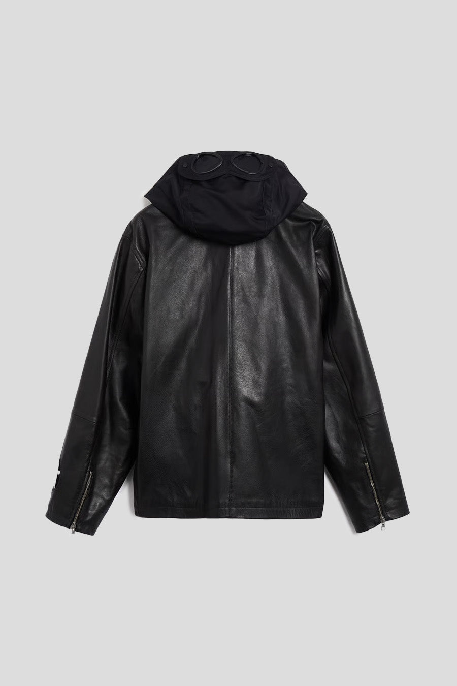 CP COMPANY - BLACK LEATHER MILLE JACKET – LE LABO STORE