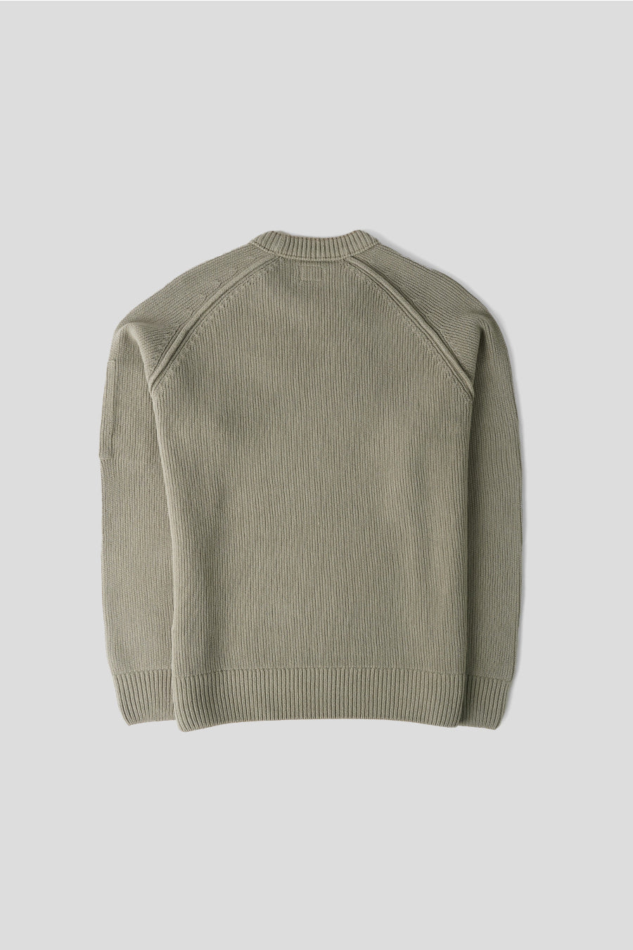 CP COMPANY - CREWNECK CHENILLE COTTON LENS GREY - LE LABO STORE