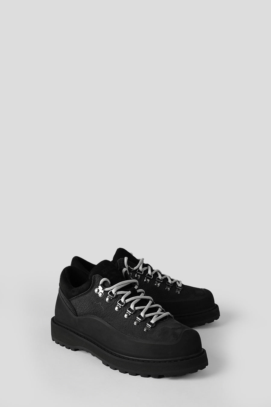 DIEMME - CHAUSSURES CORNARO GOMMA BLACK STRUCTURED NUBUCK - LE LABO STORE