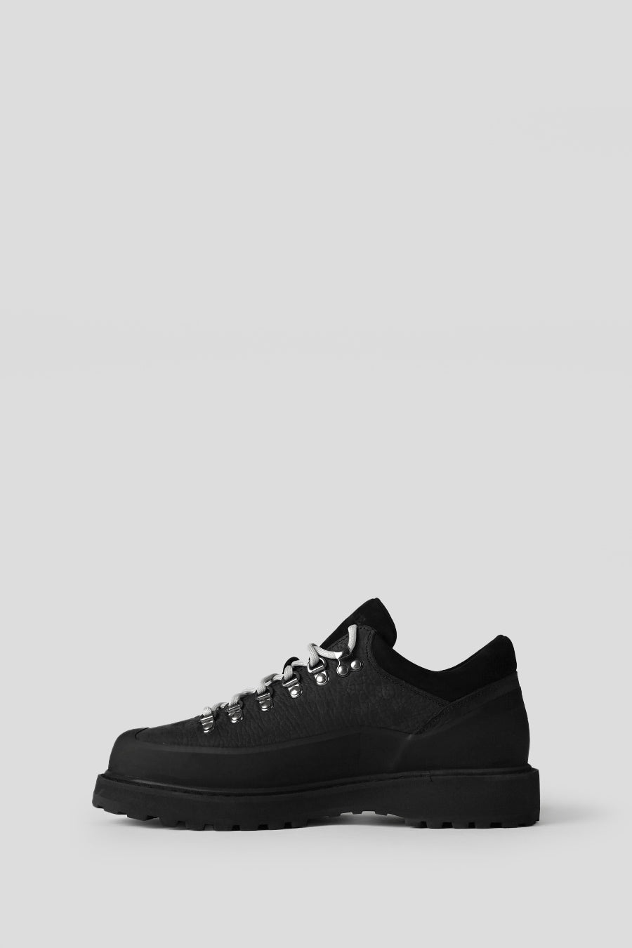 DIEMME - CHAUSSURES CORNARO GOMMA BLACK STRUCTURED NUBUCK - LE LABO STORE