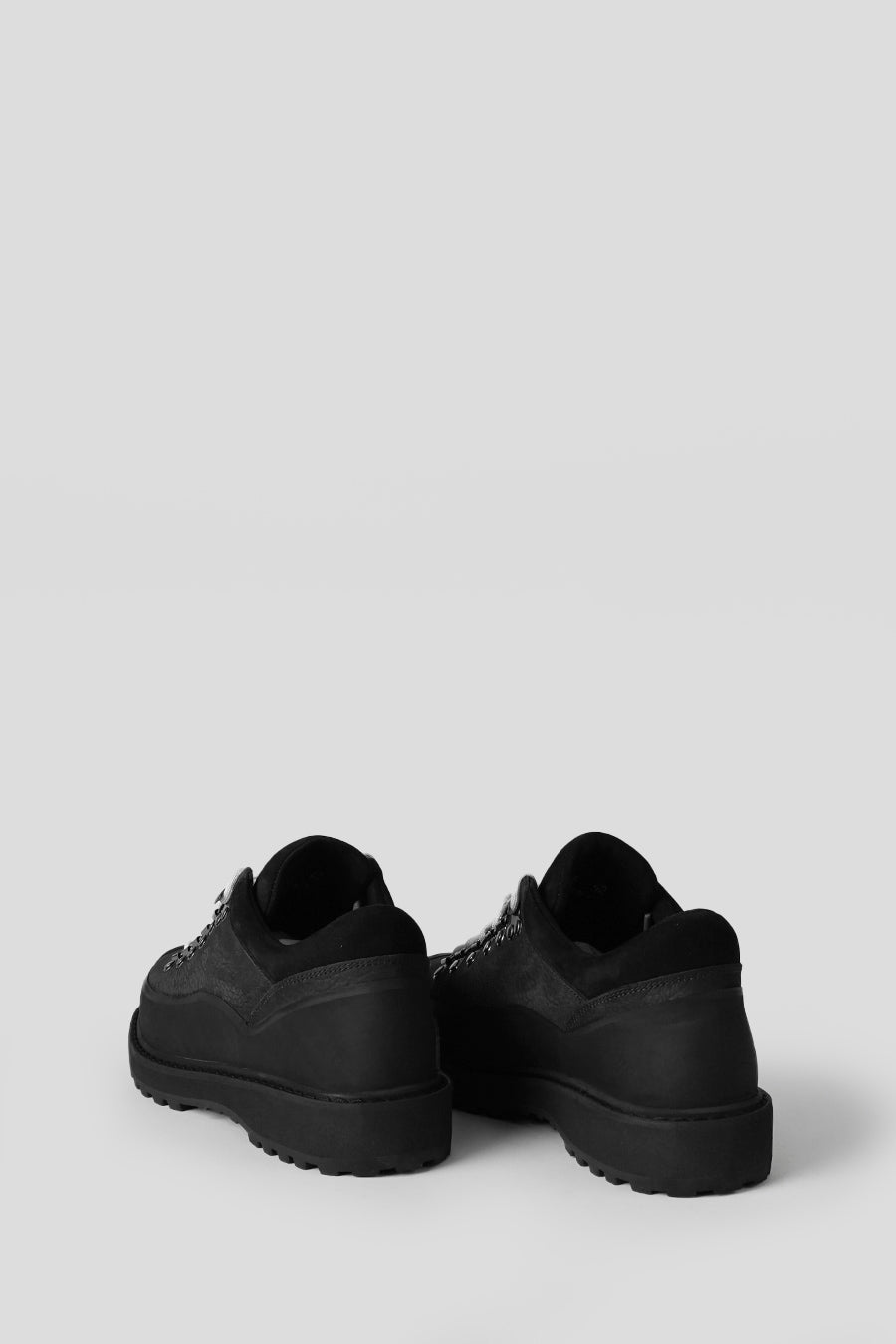 DIEMME - CHAUSSURES CORNARO GOMMA BLACK STRUCTURED NUBUCK - LE LABO STORE