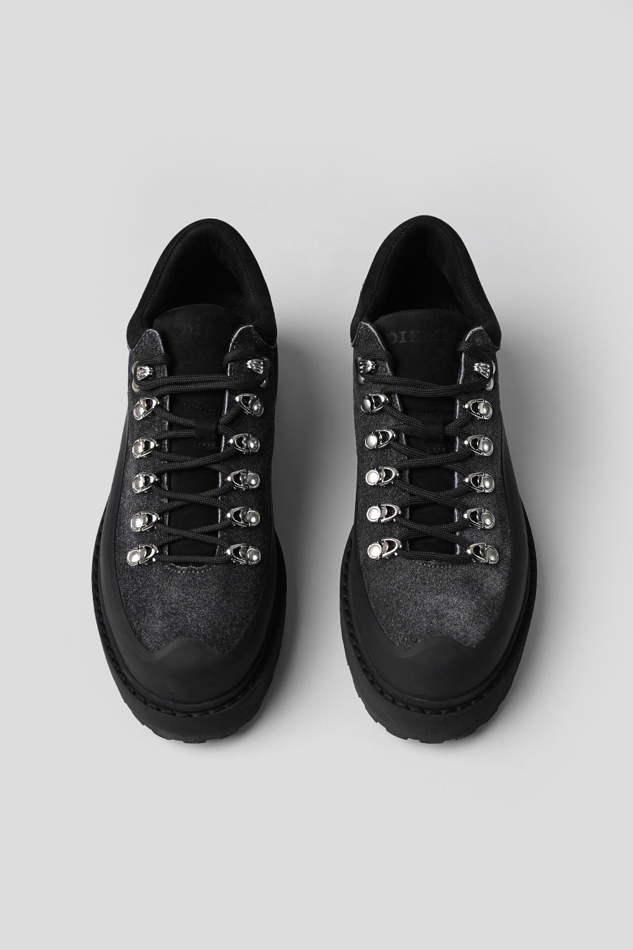 DIEMME - CHAUSSURES CORNARO GOMMA SUEDE NOIR DÉLAVÉ - LE LABO STORE