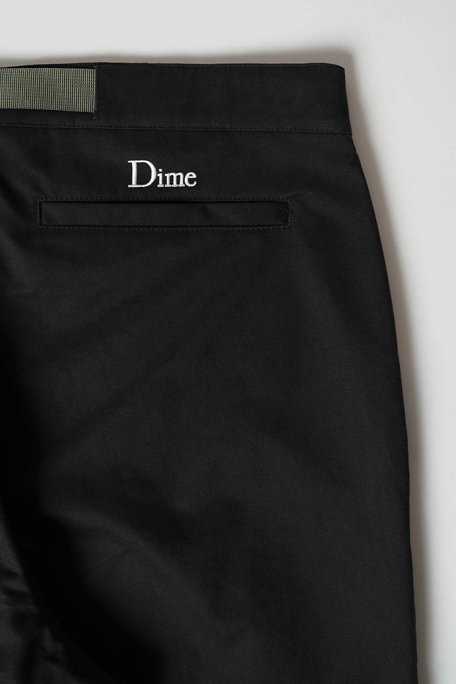 Dime - BLACK BELTED TWILL PANTS – LE LABO STORE