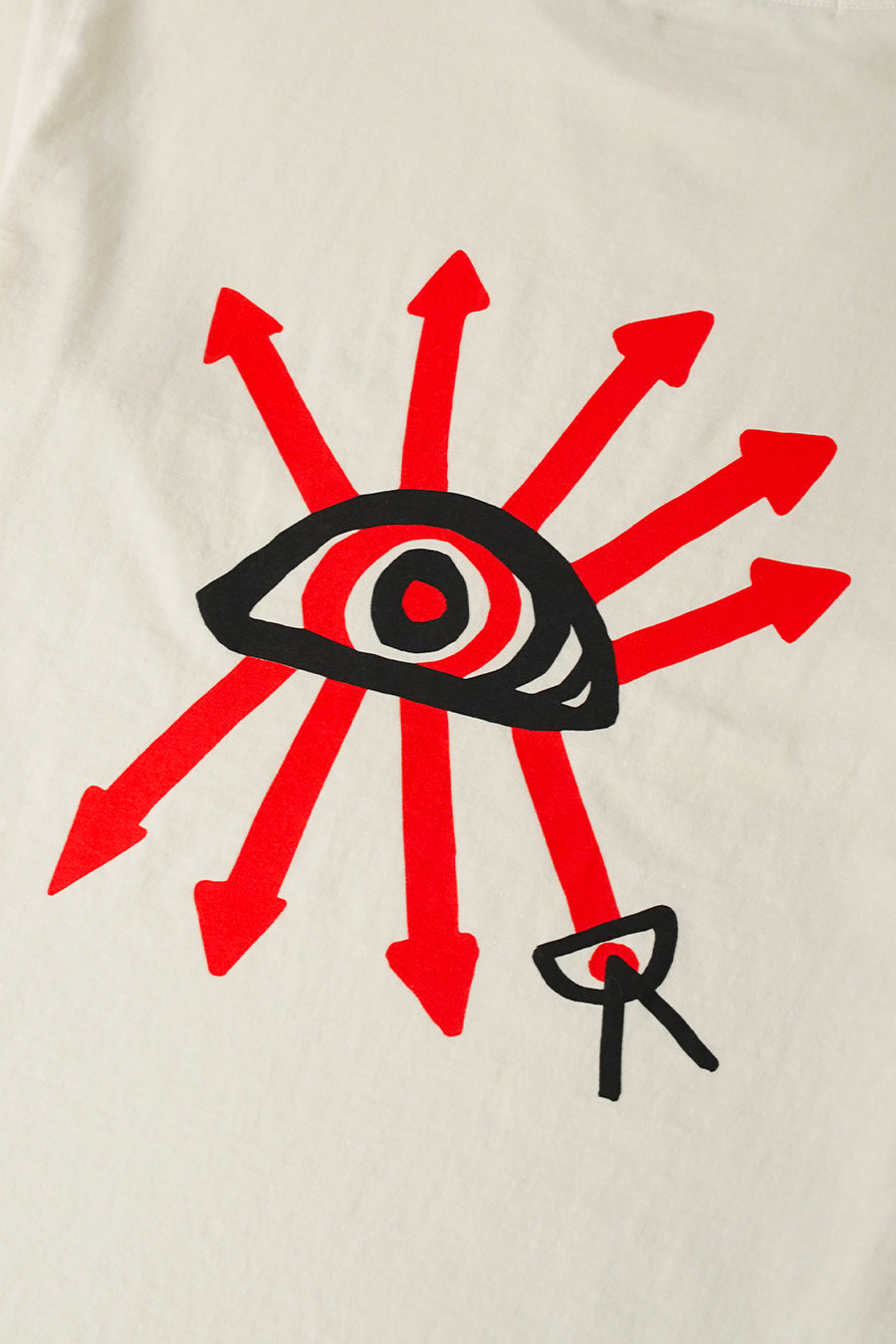 DISTRICT VISION - VINTAGE WHITE ARROW EYE T-SHIRT - LE LABO STORE