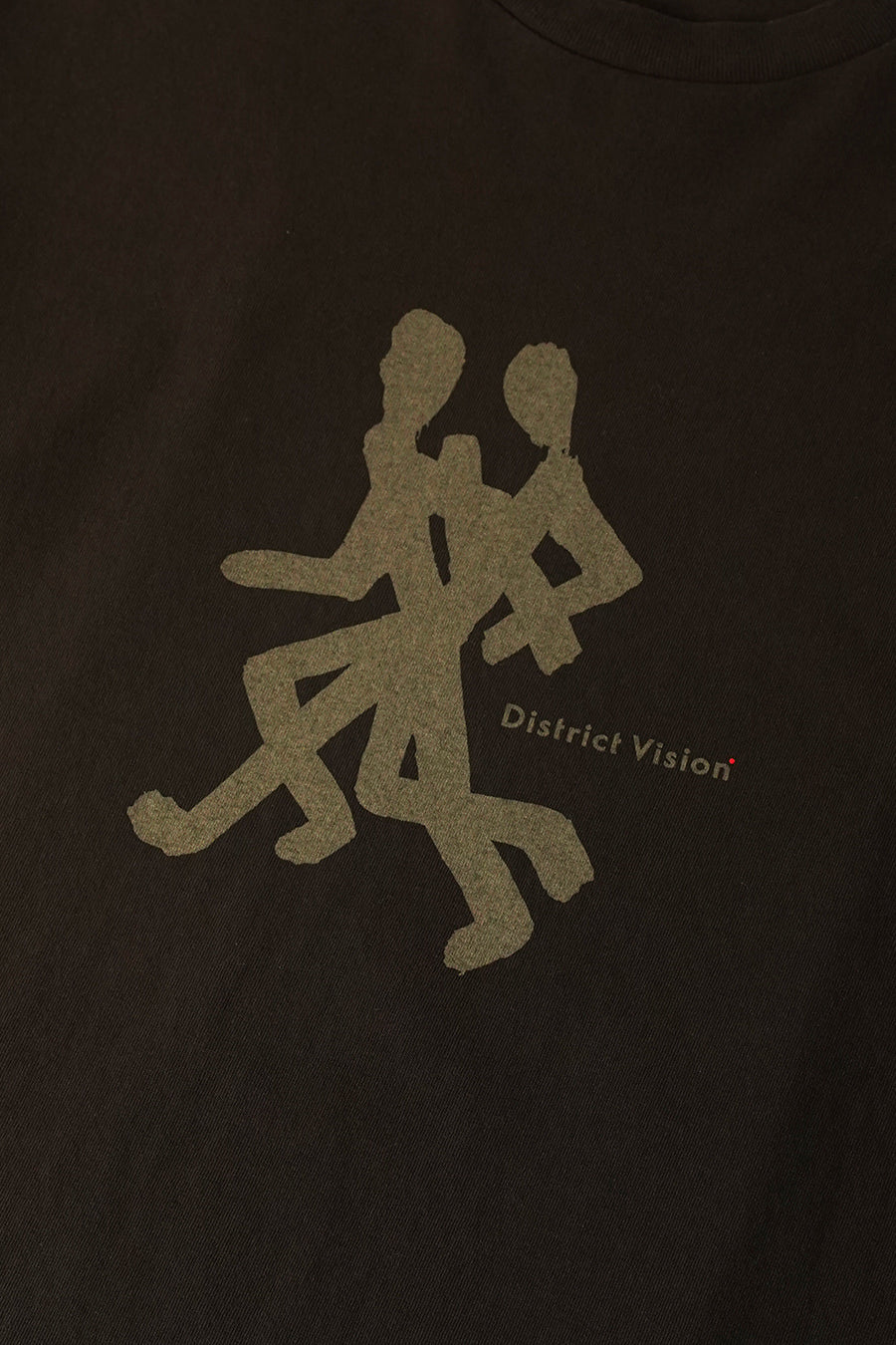 DISTRICT VISION - BROWN RUNNERS T-SHIRT - LE LABO STORE