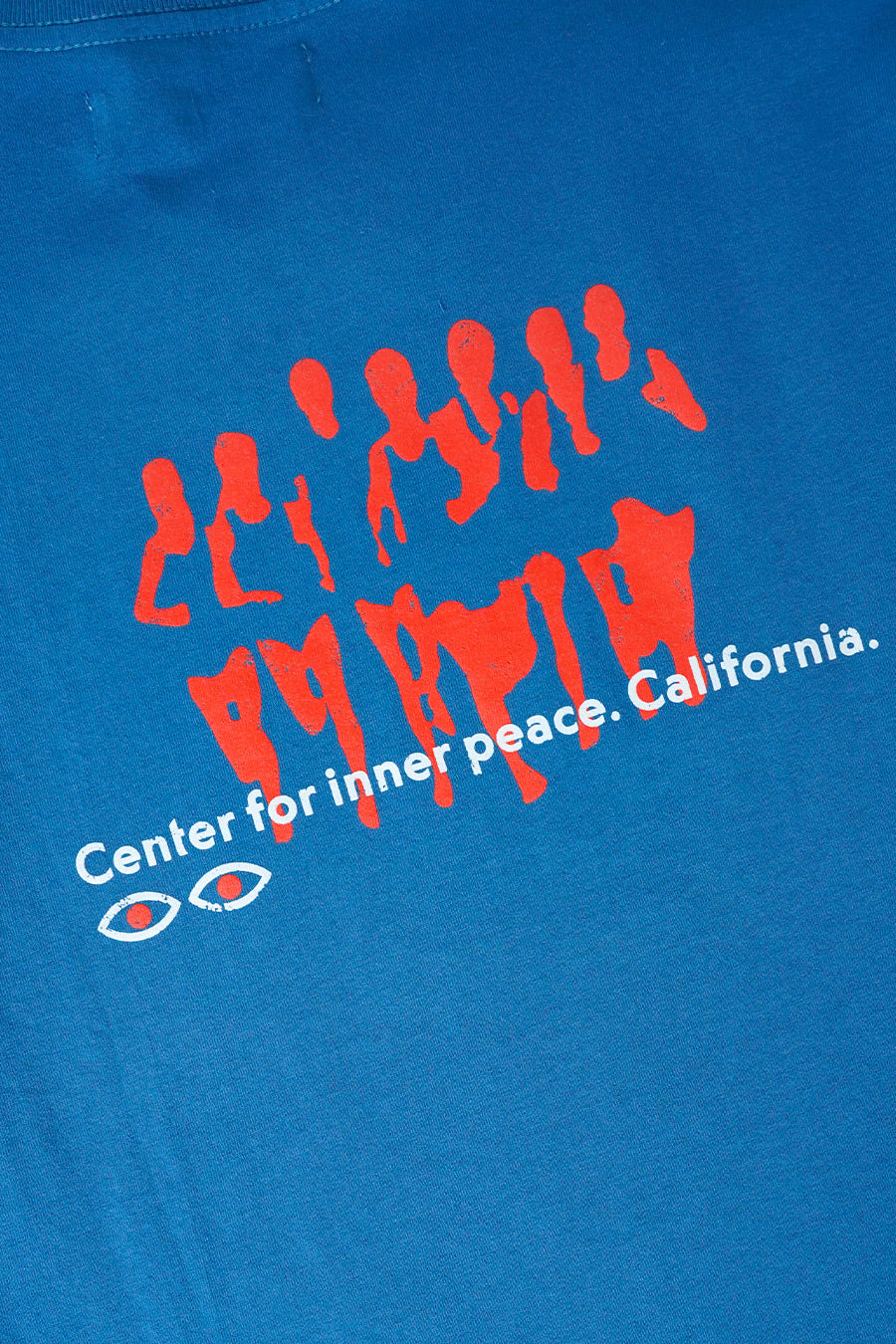 DISTRICT VISION - T-shirt en coton Californien DV + NB bleu vintage - LE LABO STORE