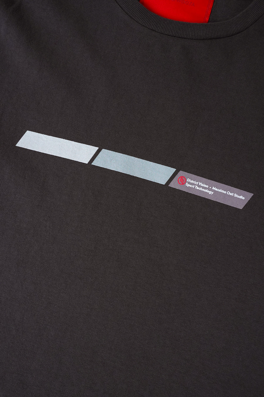 DISTRICT VISION - T-shirt en coton DV + MO.S noir vintage - LE LABO STORE